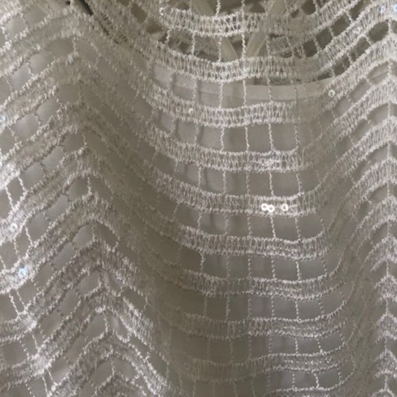 Derek Lam 10 Crosby Crochet Accent Sleeveless Top Small - Picture 6 of 6